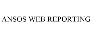 ANSOS WEB REPORTING trademark