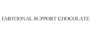 EMOTIONAL SUPPORT CHOCOLATE trademark