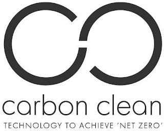 CC CARBON CLEAN TECHNOLOGY TO ACHIEVE 'NET ZERO' trademark