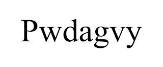 PWDAGVY trademark