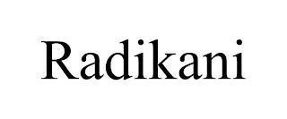 RADIKANI trademark