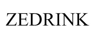 ZEDRINK trademark