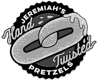 JEREMIAH'S HAND TWISTED PRETZELS trademark