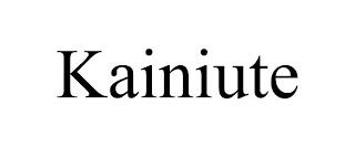 KAINIUTE trademark