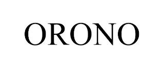 ORONO trademark