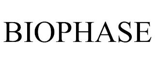 BIOPHASE trademark