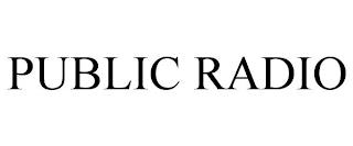 PUBLIC RADIO trademark