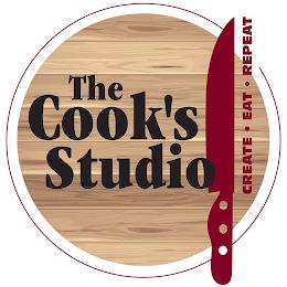 THE COOK'S STUDIO CREATE. EAT. REPEAT trademark