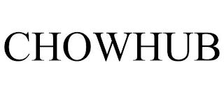 CHOWHUB trademark