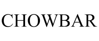 CHOWBAR trademark