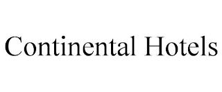 CONTINENTAL HOTELS trademark