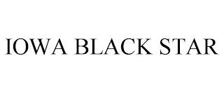 IOWA BLACK STAR trademark