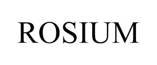 ROSIUM trademark