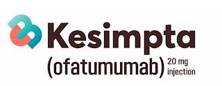 OMB KESIMPTA (OFATUMUMAB) 20 MG INJECTION trademark