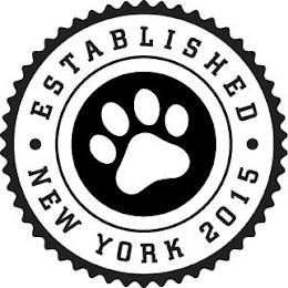 ESTABLISHED NEW YORK 2015 trademark