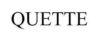 QUETTE trademark