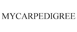 MYCARPEDIGREE trademark