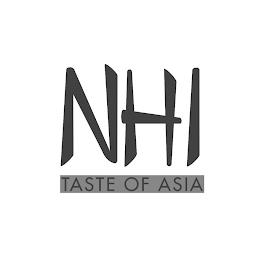 NHI TASTE OF ASIA trademark