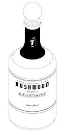 PREMIUM STRAIGHT BOURBON WHISKEY BUSHWOOD FRONT 9 DISTILLED IN KENTUCKY SINGLE BARREL trademark