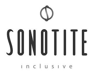 S SONOTITE INCLUSIVE trademark