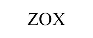 ZOX trademark