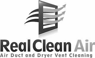 REAL CLEAN AIR AIR DUCT AND DRYER VENT CLEANING trademark