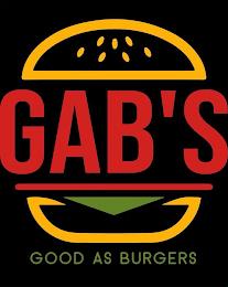 GAB'S GOOD AS BURGERS trademark