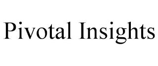 PIVOTAL INSIGHTS trademark