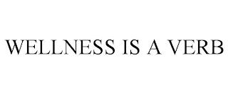 WELLNESS IS A VERB trademark