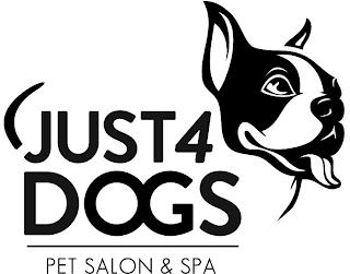 JUST 4 DOGS PET SALON & SPA trademark