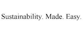 SUSTAINABILITY. MADE. EASY. trademark