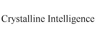 CRYSTALLINE INTELLIGENCE trademark