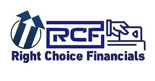 RCF RIGHT CHOICE FINANCIALS trademark