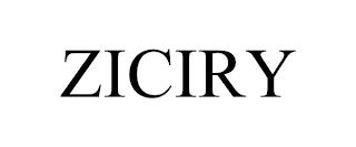 ZICIRY trademark