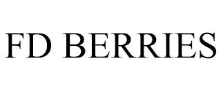 FD BERRIES trademark