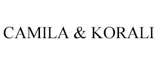 CAMILA & KORALI trademark