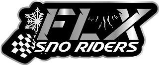 FLX SNO RIDERS trademark