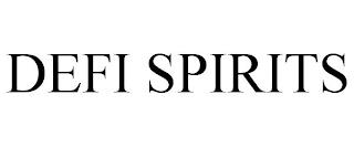 DEFI SPIRITS trademark