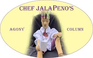 CHEF JALAPENO'S AGONY COLUMN trademark