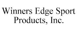 WINNERS EDGE SPORT PRODUCTS, INC. trademark