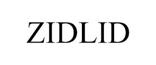 ZIDLID trademark