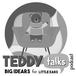 TEDDY TALKS PODCAST BIG IDEARS FOR LITTLE EARS trademark