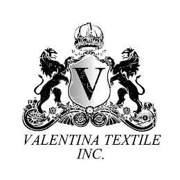 V VALENTINA TEXTILE INC. trademark