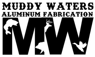 MUDDY WATERS ALUMINUM FABRICATION MW trademark