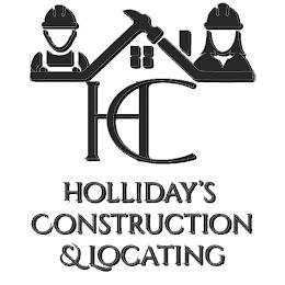 HC HOLLIDAY'S CONSTRUCTION & LOCATING trademark