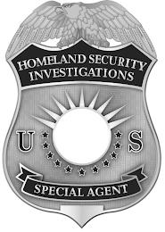 HOMELAND SECURITY INVESTIGATIONS US SPECIAL AGENT trademark