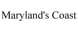 MARYLAND'S COAST trademark