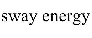 SWAY ENERGY trademark