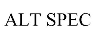 ALT SPEC trademark