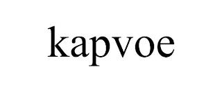 KAPVOE trademark